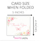 Butterfly Baby Thank You Cards