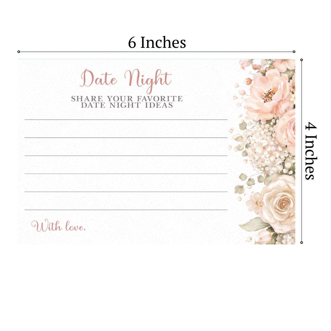 Cascading Florals Date Night Card