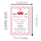 Cherry Themed Baby Shower Invitations
