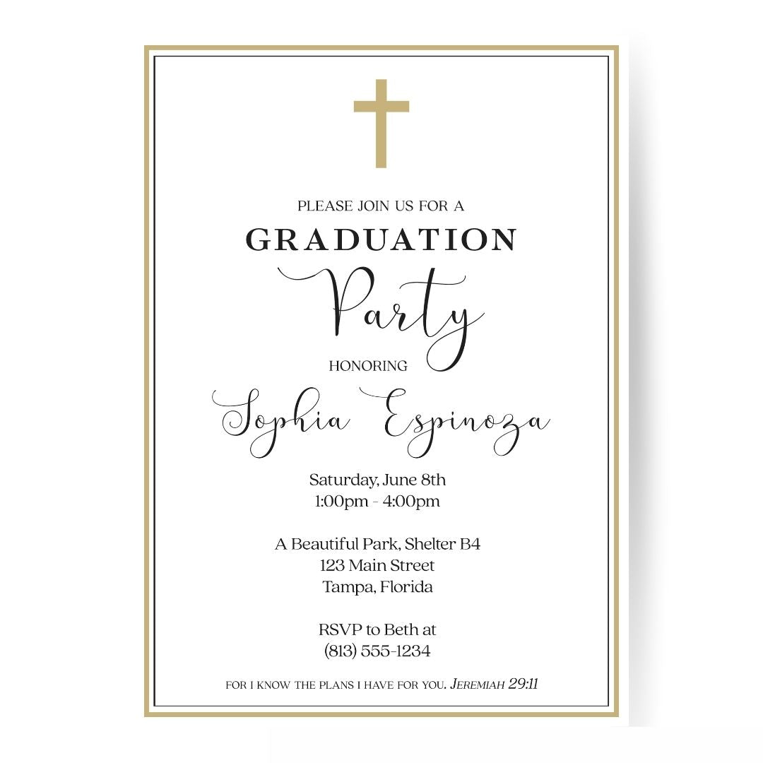 Christian Graduation Party 2026 Announcement