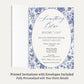 Something Blue Bridal Shower Invitation