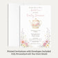 Garden Tea Party Bridal Shower Invitation