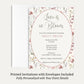 Vintage Love is in Bloom Bridal Shower Invitation