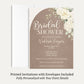 Boho Arch Bridal Shower Invitation