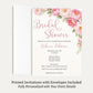 Peonies In Bloom Bridal Shower Invitation