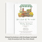 She's Fresh off the Market Bridal Shower Invitation