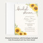 Sunflower Bridal Shower Invitation