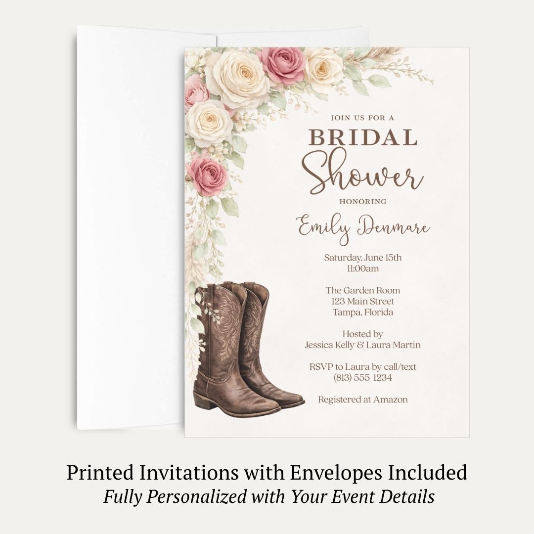 Western Bridal Shower Invitation