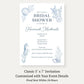 Coastal Bridal Shower Invitation
