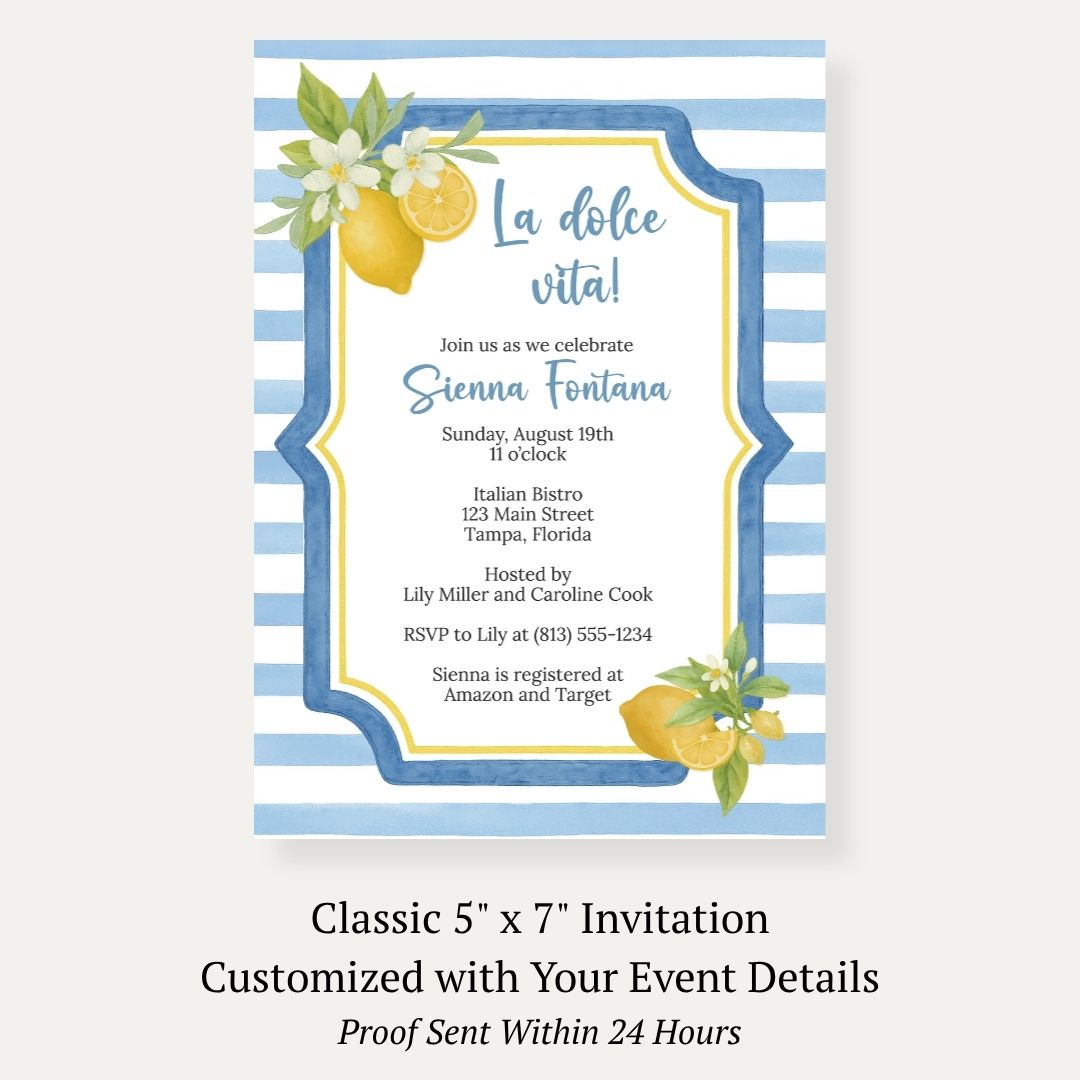 That's Amore Bridal Shower Invitation