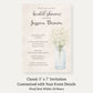 Country Mason Jar Bridal Shower Invitation