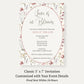 Vintage Love is in Bloom Bridal Shower Invitation