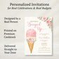 She's Been Scooped Up Bridal Shower Invitation