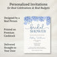 Hydrangea Bridal Shower Invitation