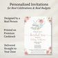 Watercolor Bridal Tea Bridal Shower Invitation