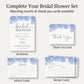Hydrangea Bridal Shower Invitation