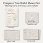 Country Mason Jar Bridal Shower Invitation