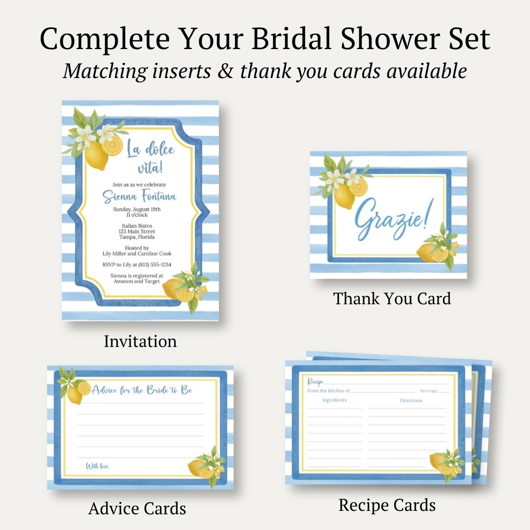That's Amore Bridal Shower Invitation