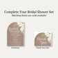 Boho Arch Bridal Shower Invitation