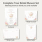 Garden Tea Party Bridal Shower Invitation