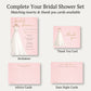Bridal Gown Bridal Shower Invitation