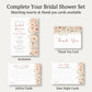 Cascading Florals Bridal Shower Invitation