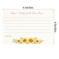 Sunflower Advice Cards