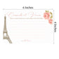 Paris Love Story Advice Card