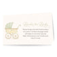 Vintage Sage & Ivory Carriage Bring A Book Insert