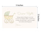Vintage Sage & Ivory Carriage Diaper Raffle Tickets