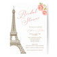 Paris Love Story Bridal Shower Invitation