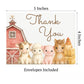Barnyard Baby Thank You Cards