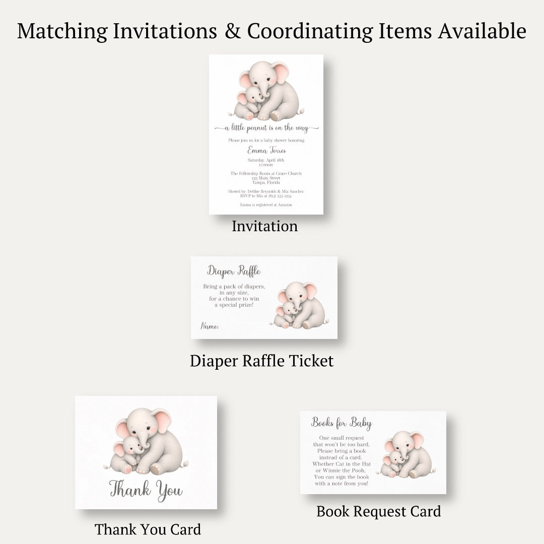 Little Peanut Neutral Diaper Raffle Ticket