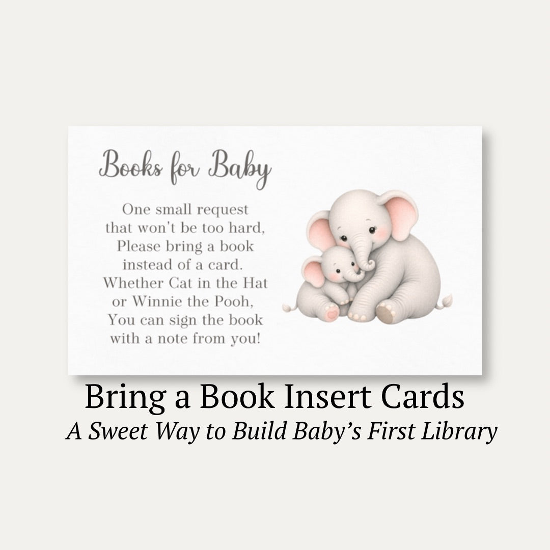 Little Peanut Neutral Bring a Book Card