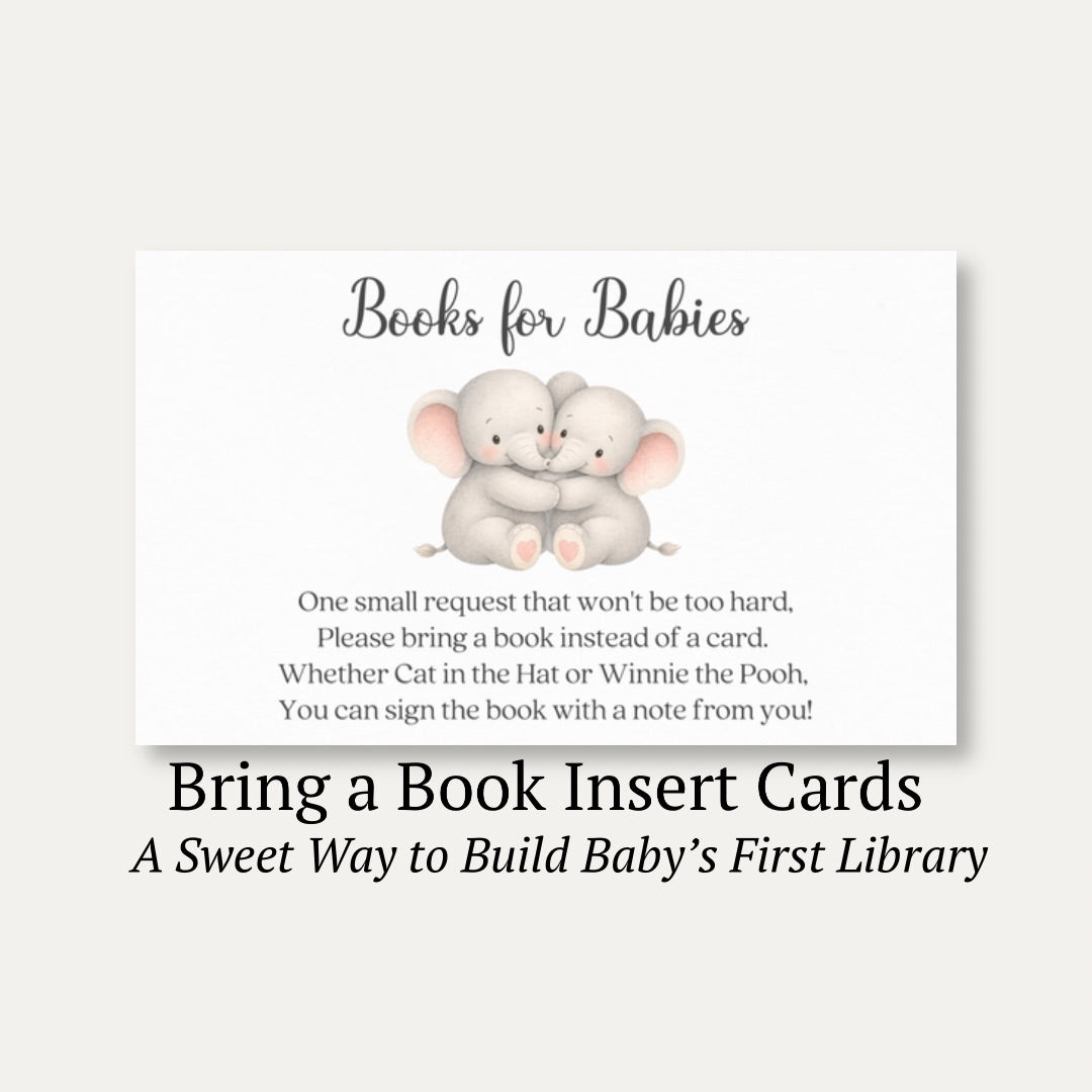 Little Peanut Twin Neutral Bring a Book Card