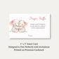 Little Peanut Twin Girl Diaper Raffle Ticket