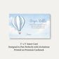 Hot Air Balloon Diaper Raffle Ticket