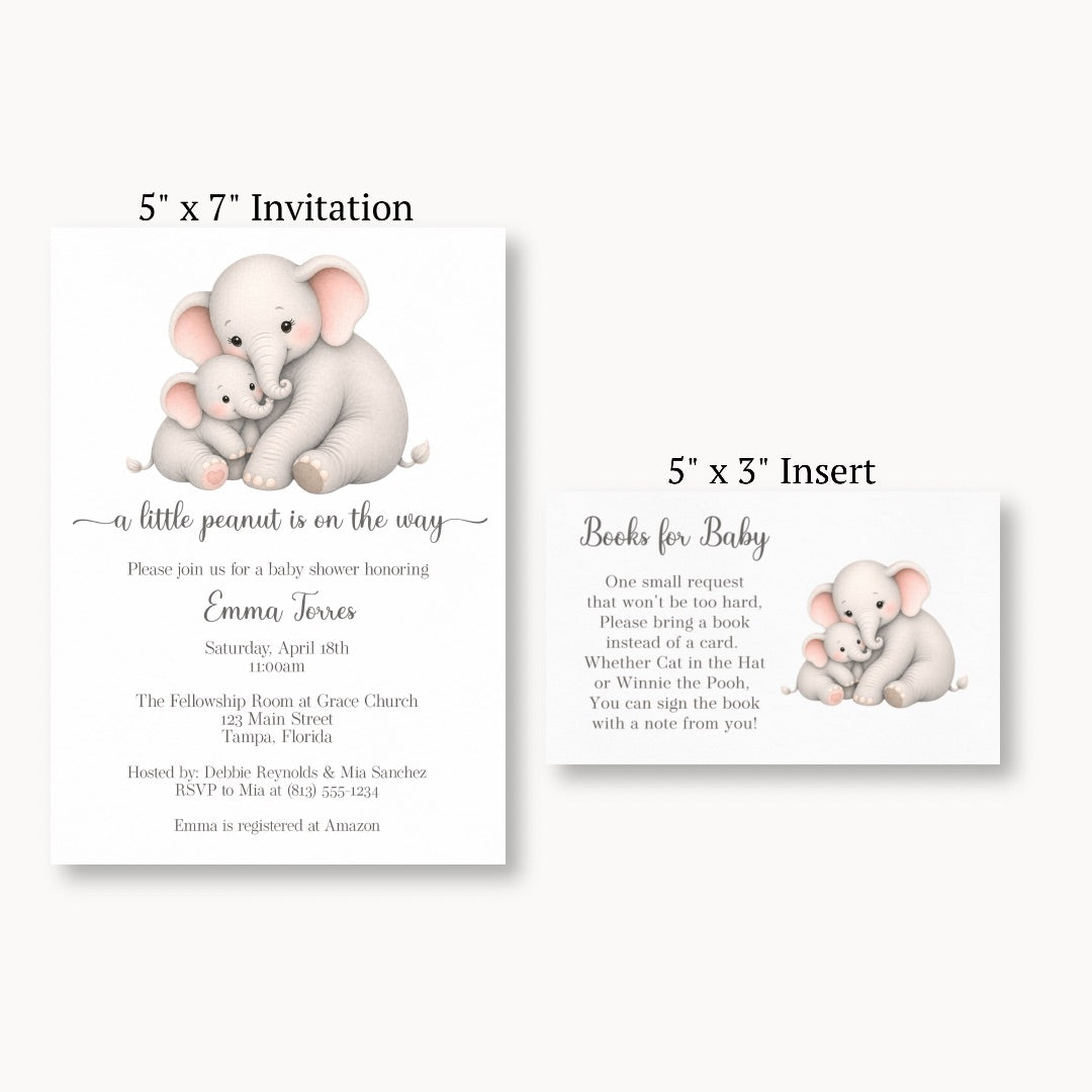 Little Peanut Neutral Bring a Book Card