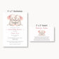 Little Peanut Twin Girl Bring a Book Card