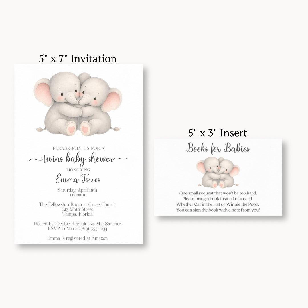 Little Peanut Twin Neutral Bring a Book Card