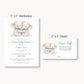 Little Peanut Twin Boy Diaper Raffle Ticket