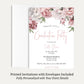 Floral Graduation Invitation