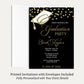 Cap & Confetti Graduation Invitation