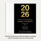Modern Graduate Graduation Invitation