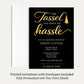 Tassel Worth the Hassle Graduation Invitation
