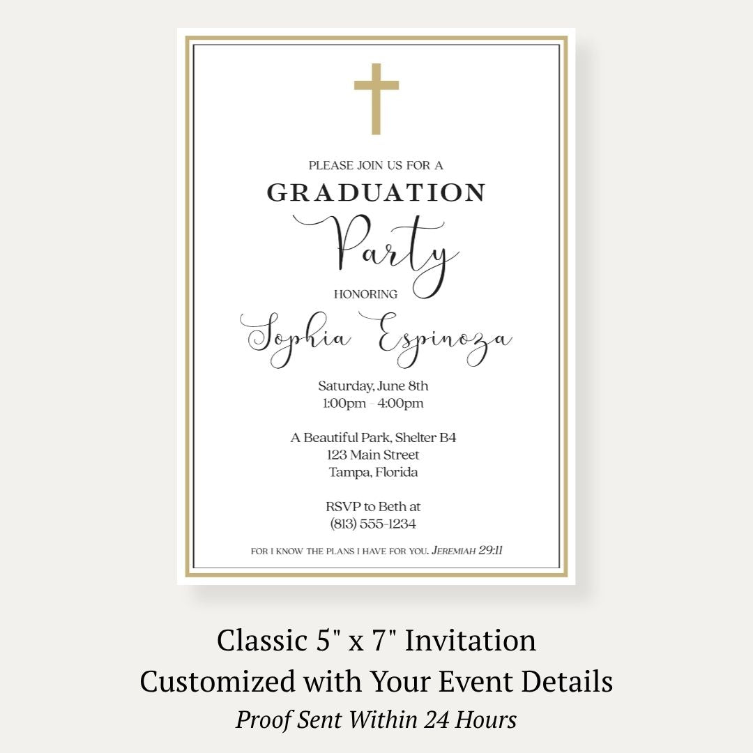 Christian Graduation Party 2026 Announcement