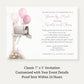 Shower by Mail Pink Baby Shower Invitation