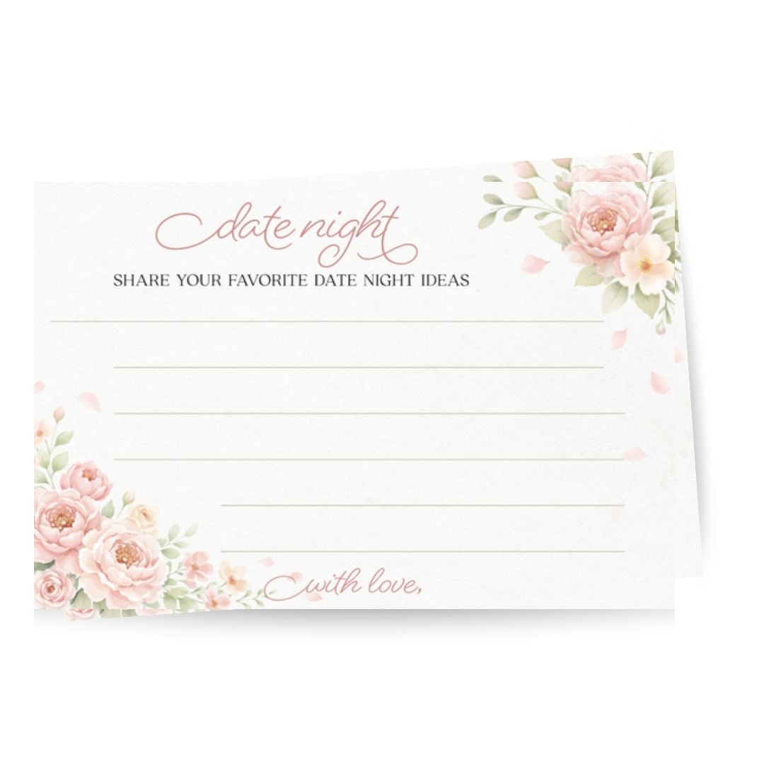 Petals & Prosecco Date Night Cards