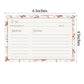 Vintage Love Is In Bloom Recipe Card