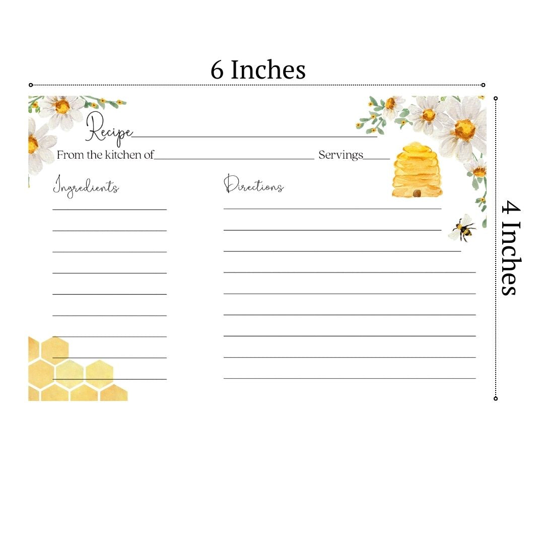 Bride to Bee Recipe Card